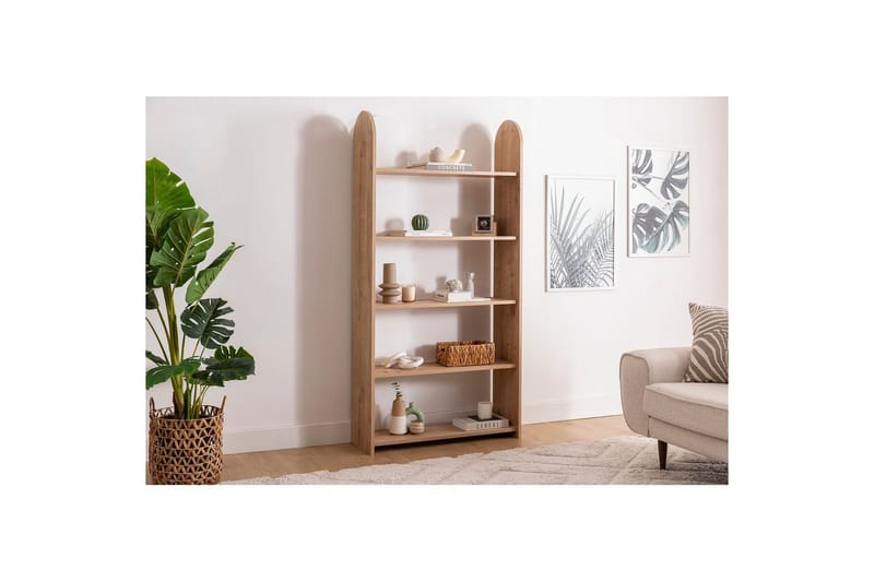 Mirra Bokhylle 90 cm - Blå/Hvit - Oppbevaring - Hylle - Bokhylle