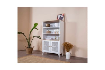Mjudi Bokhylle 90 cm - Hvit - Oppbevaring - Hylle - Bokhylle
