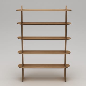 Molira Bokhylle 102x215 cm - Naturlig tre - Oppbevaring - Hylle - Bokhylle