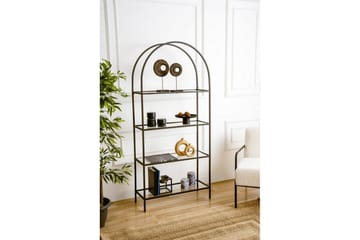 Monaia Bokhylle 80 cm - Sort - Oppbevaring - Hylle - Bokhylle