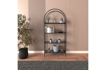 Monaia Bokhylle 80 cm - Sort - Oppbevaring - Hylle - Bokhylle