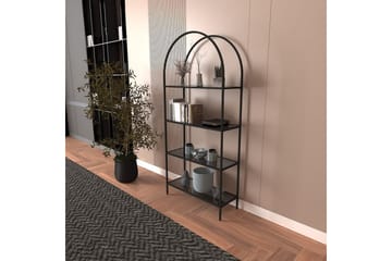 Monaia Bokhylle 80 cm - Sort - Oppbevaring - Hylle - Bokhylle