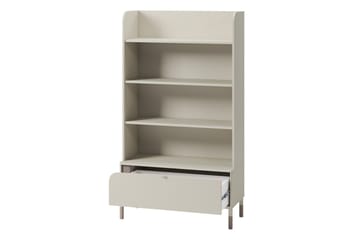 Monfort Bokhylle 89 cm i Lyst Tre - Beige - Oppbevaring - Hylle - Bokhylle