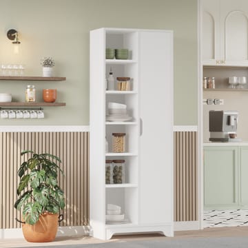Multi Purpose Cabinet Homitis Hvit - Oppbevaring - Hylle - Bokhylle