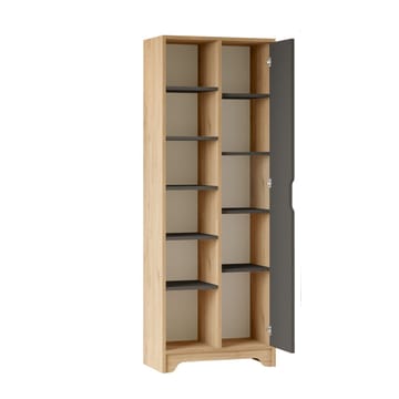 Multi Purpose Cabinet Homitis Eik antrasitt - Oppbevaring - Hylle - Bokhylle