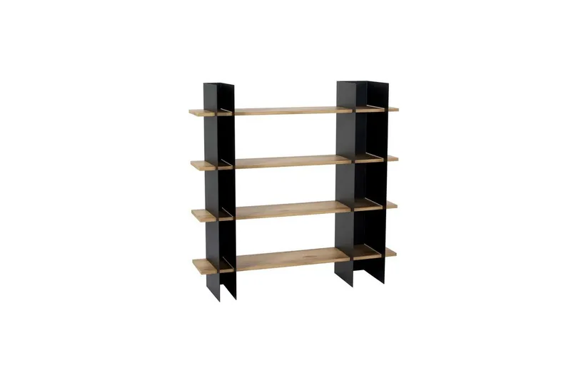 Nara Bokhylle 120 cm, Svart