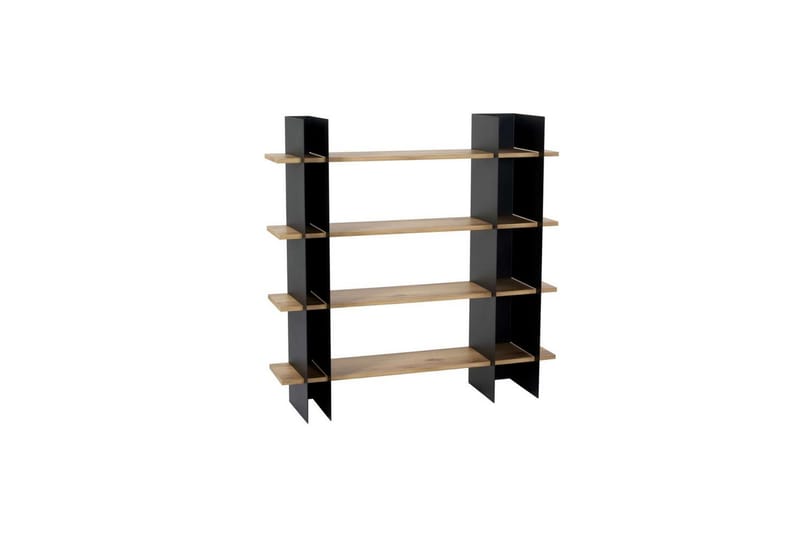 Nara Bokhylle 120 cm - Svart - Oppbevaring - Hylle - Bokhylle