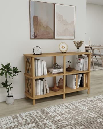 Nerola Bokhylle 80 cm - Eik - Oppbevaring - Hylle - Bokhylle