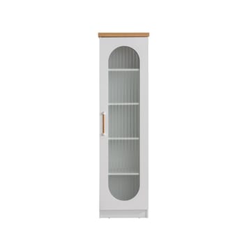 Nusrat Bokhylle 47 cm i Malt Tre - Hvit - Oppbevaring - Hylle - Bokhylle