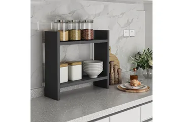 Endicott Lagerhylle 34x10 cm - Antrasitt - Oppbevaring - Hylle - Oppbevaringshylle - Lagerhylle