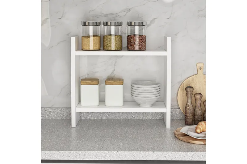 Endicott Lagerhylle 34x10 cm - Hvit - Oppbevaring - Hylle - Oppbevaringshylle - Lagerhylle