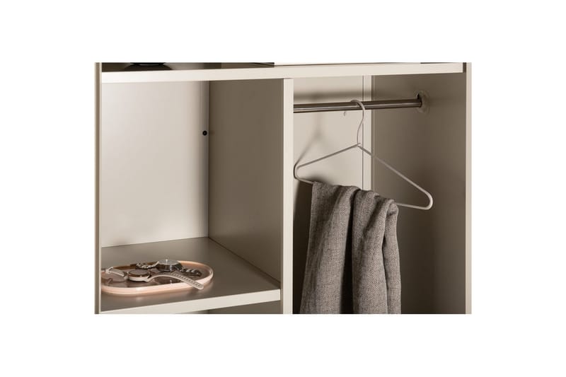 Garderobe Piring - Beige - Oppbevaring - Hylle - Oppbevaringshylle - Lagerhylle