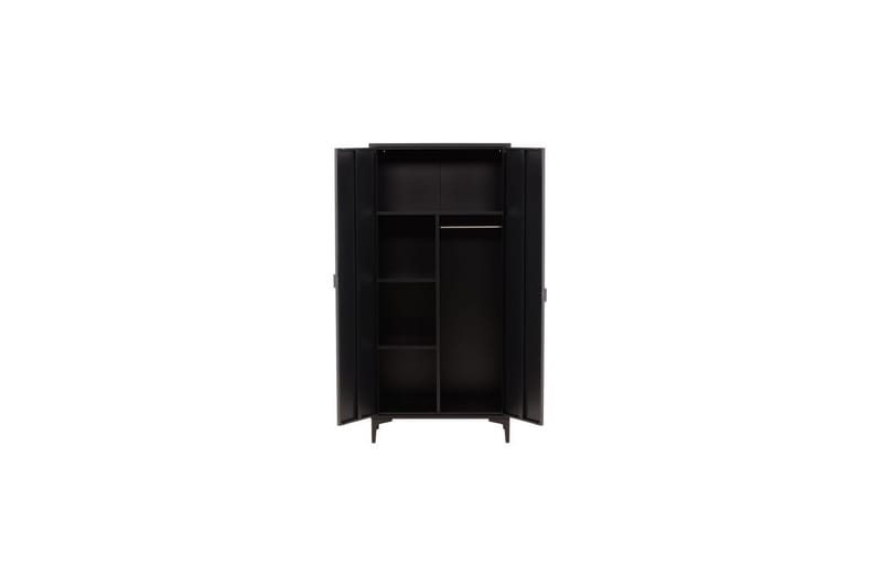 Garderobe Piring - Svart - Oppbevaring - Hylle - Oppbevaringshylle - Lagerhylle