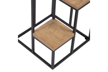 Hansel Lagerhylle 34x39 cm - Brun/Svart - Oppbevaring - Hylle - Oppbevaringshylle - Lagerhylle