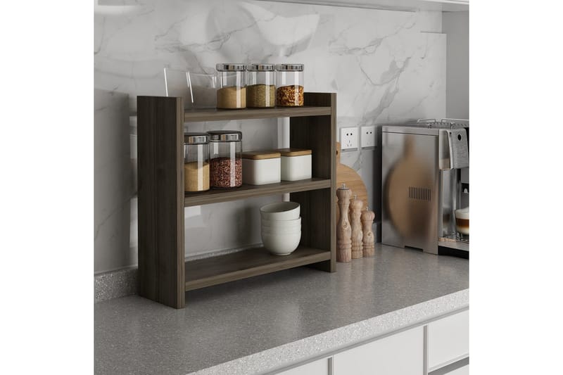 Kosmikoa Lagerhylle 44x10 cm - Valnøtt - Oppbevaring - Hylle - Oppbevaringshylle - Lagerhylle