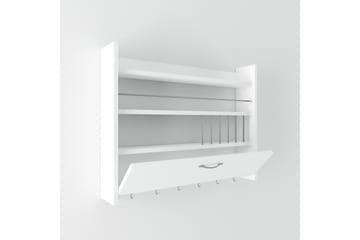 Krydderhylle Knotte 85x15 cm - Ekstra Hvit - Oppbevaring - Hylle - Oppbevaringshylle - Krydderhylle & krydderstativ
