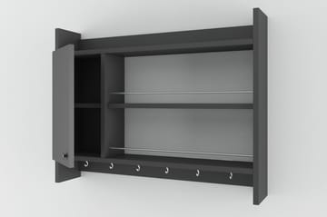 Nivillac Krydderhylle 85x15 cm - Grå - Oppbevaring - Hylle - Oppbevaringshylle - Krydderhylle & krydderstativ