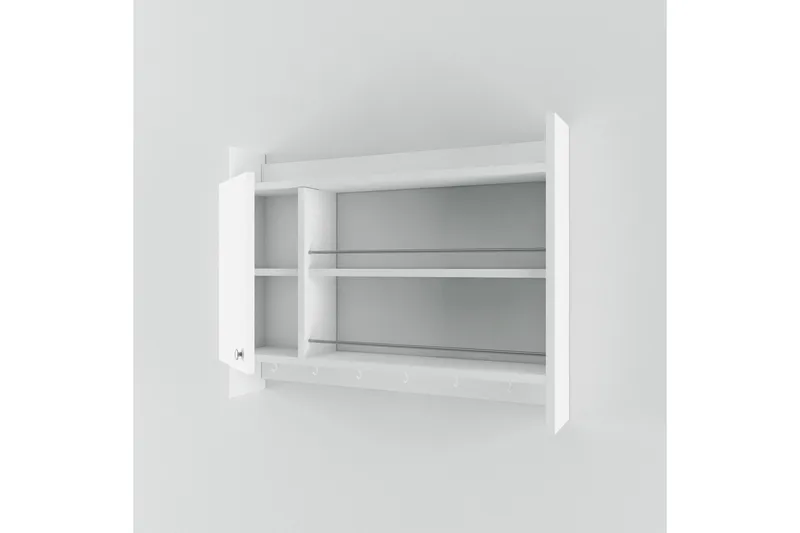 Nivillac Krydderhylle 85x15 cm - Hvit - Oppbevaring - Hylle - Oppbevaringshylle - Krydderhylle & krydderstativ