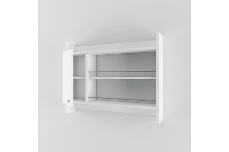 Nivillac Krydderhylle 85x15 cm - Hvit - Oppbevaring - Hylle - Oppbevaringshylle - Krydderhylle & krydderstativ