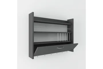 Rovdane Krydderhylle 85x15 cm - Antrasitt - Oppbevaring - Hylle - Oppbevaringshylle - Krydderhylle & krydderstativ
