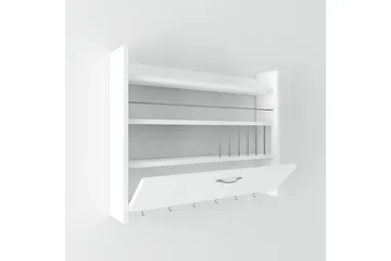Rovdane Krydderhylle 85x15 cm - Ekstra Hvit - Oppbevaring - Hylle - Oppbevaringshylle - Krydderhylle & krydderstativ
