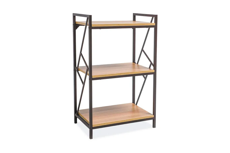 Tablonal Hylle 60x40 cm, Natur/Svart