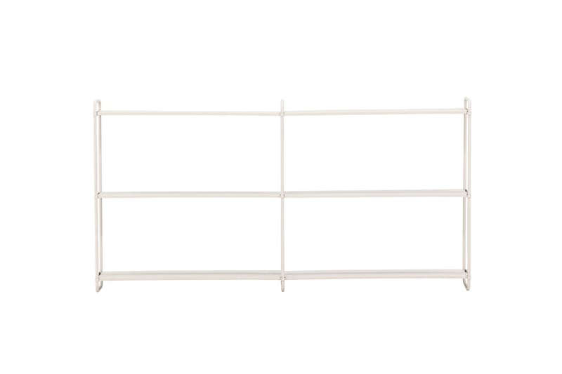 Lyon Tallerkenhylle 122x18 cm - Beige - Oppbevaring - Hylle - Oppbevaringshylle - Tallerkenhylle