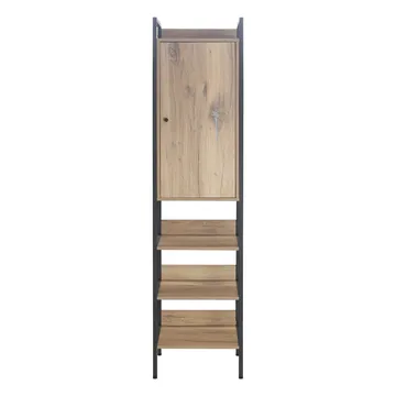 Vinstativ Bjeldor Rustic melamin 44x40x180 cm - brun - Oppbevaring - Hylle - Oppbevaringshylle - Vinstativ & vinhylle