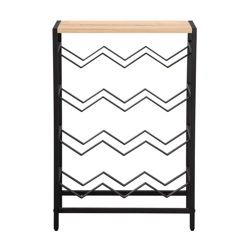 Vinstativ Bjeldor Rustic melamin 48x24x70 cm - brun - Oppbevaring - Hylle - Oppbevaringshylle - Vinstativ & vinhylle