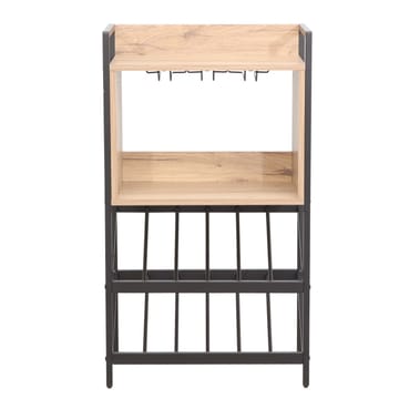 Vinstativ Bjeldor Rustic melamin 51x30x90 cm - rustikk - Oppbevaring - Hylle - Oppbevaringshylle - Vinstativ & vinhylle
