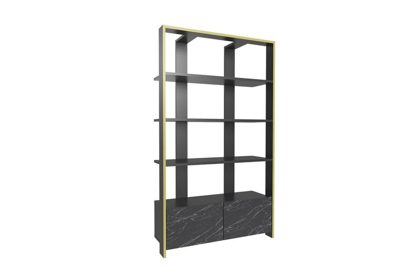 Ossin Bokhylle 93,6 cm - Svart - Oppbevaring - Hylle - Bokhylle