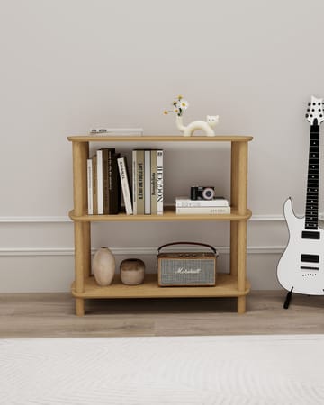 Pienk Bokhylle 80 cm - Eik - Oppbevaring - Hylle - Bokhylle
