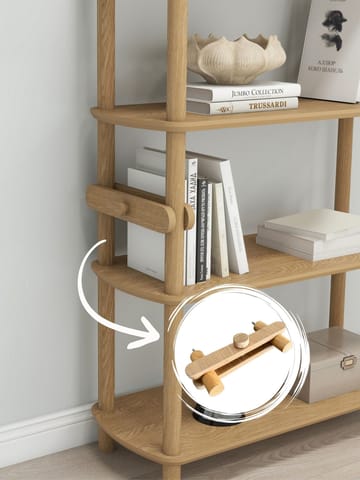 Pienk Bokhylle 80x112 cm - Eik - Oppbevaring - Hylle - Bokhylle