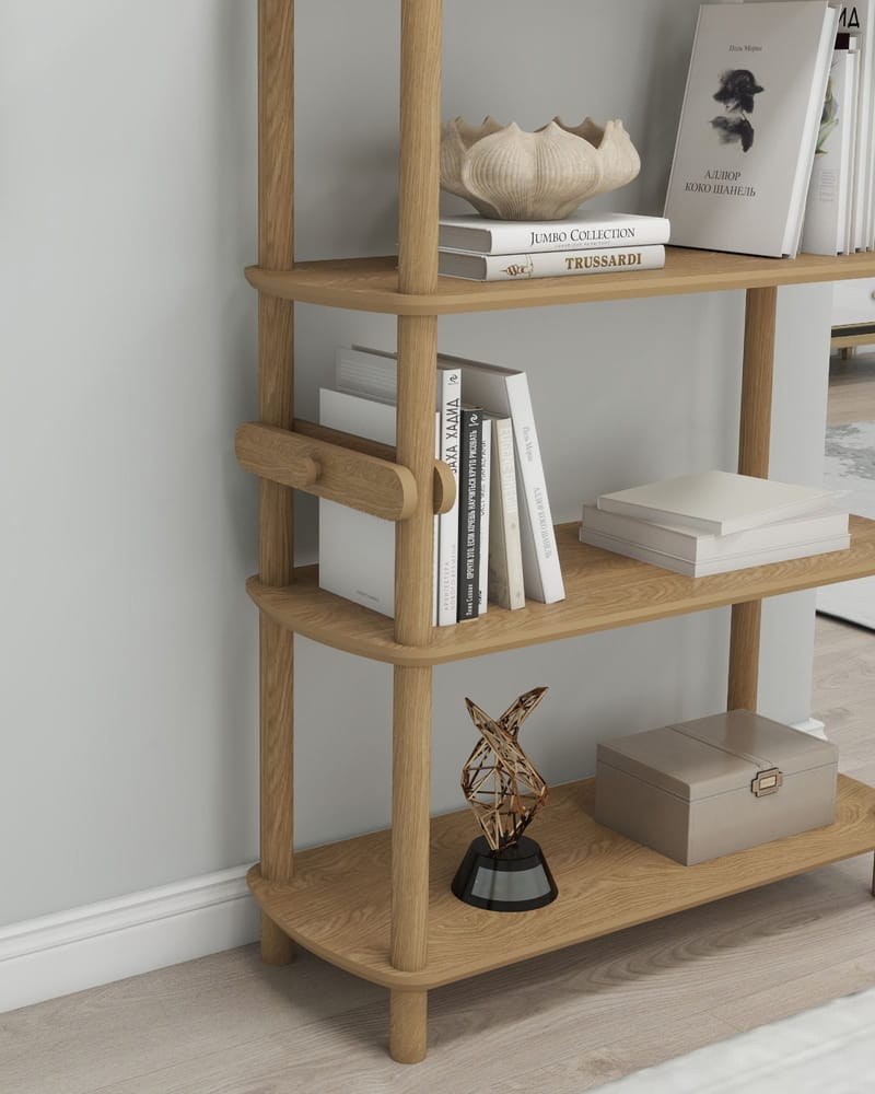 Pienk Bokhylle 80x112 cm - Eik - Oppbevaring - Hylle - Bokhylle