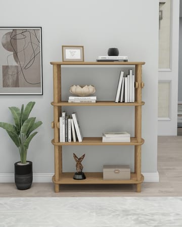 Pienk Bokhylle 80x112 cm - Eik - Oppbevaring - Hylle - Bokhylle