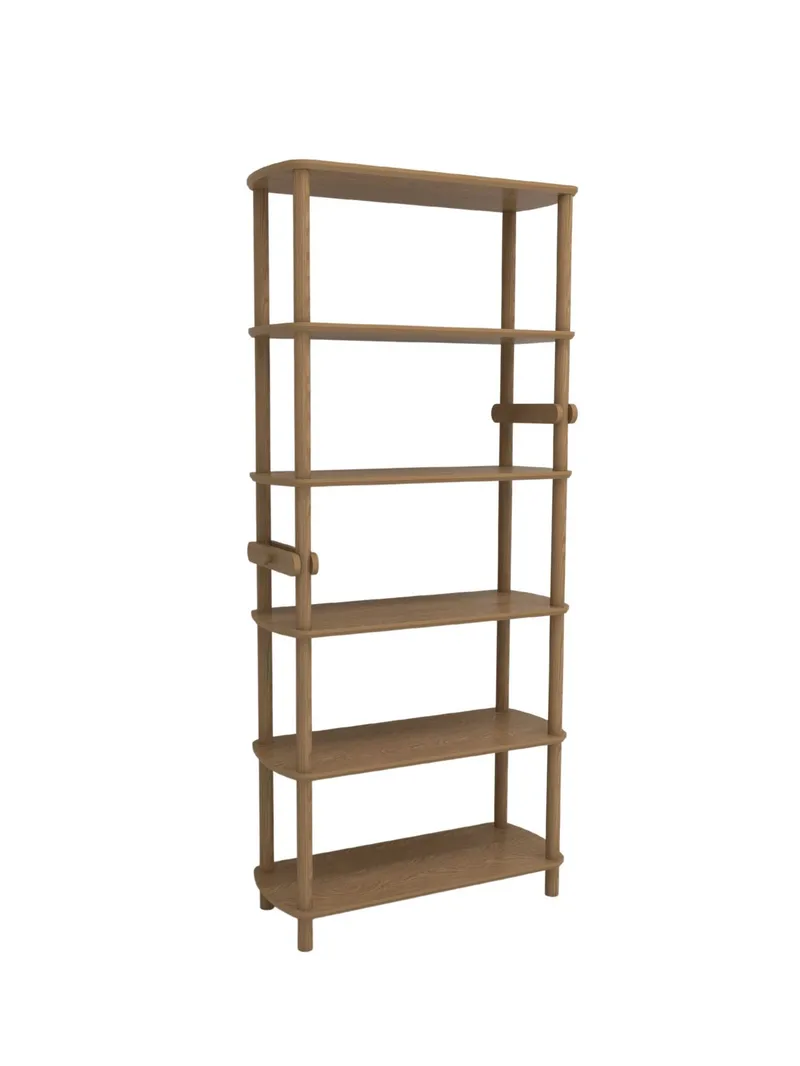 Pienk Bokhylle 80x174 cm, Eik