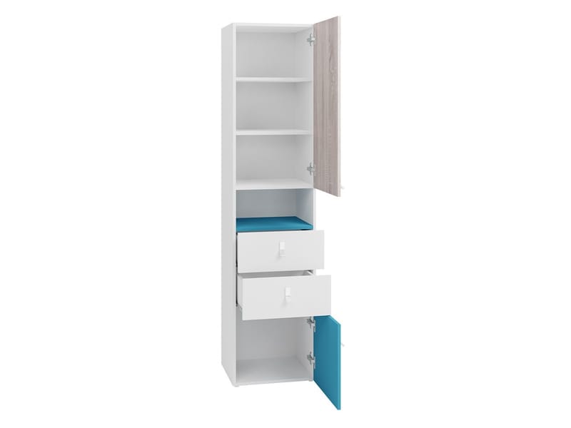 Planeta Bokhylle 45 cm i Tre - Svart|Natur - Oppbevaring - Hylle - Bokhylle