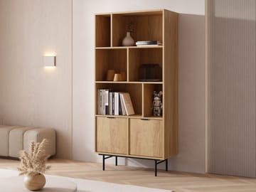 Rolden Bokhylle 90 cm i - Svart|Brun - Oppbevaring - Hylle - Bokhylle