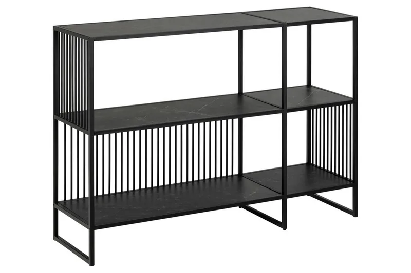 Saklani Bokhylle 120 cm, Svart