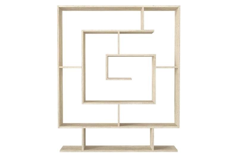 Sarmasik Bokhylle 124,8 cm - Beige - Oppbevaring - Hylle - Bokhylle