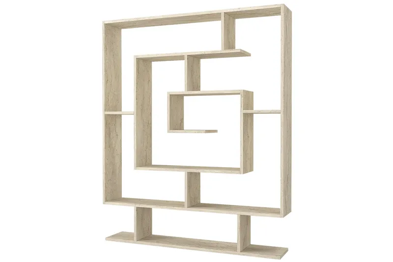 Sarmasik Bokhylle 124,8 cm, Beige