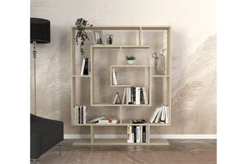 Sarmasik Bokhylle 124,8 cm - Beige - Oppbevaring - Hylle - Bokhylle