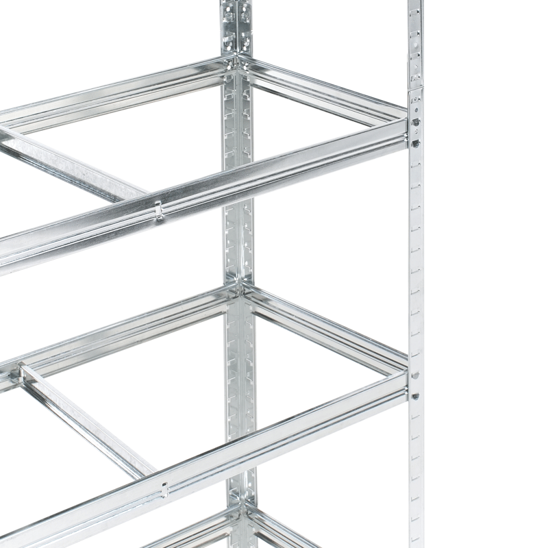 Sett med 2 garasjehyller Xitta 75 cm - Sølv/brun - Oppbevaring - Hylle - Hagehylle