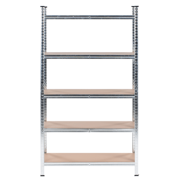Sett med 2 garasjehyller Xitta 90 cm - Sølv/brun - Oppbevaring - Hylle - Hagehylle