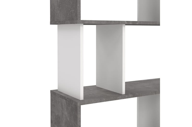Shivani Bokhylle 80 cm - Mørk grå/Hvit - Oppbevaring - Hylle - Bokhylle