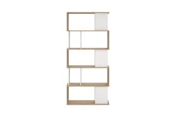 Shivani Bokhylle 80 cm - Natur/Hvit - Oppbevaring - Hylle - Bokhylle