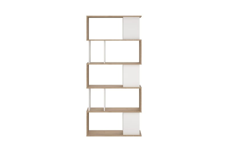 Shivani Bokhylle 80 cm - Natur/Hvit - Oppbevaring - Hylle - Bokhylle