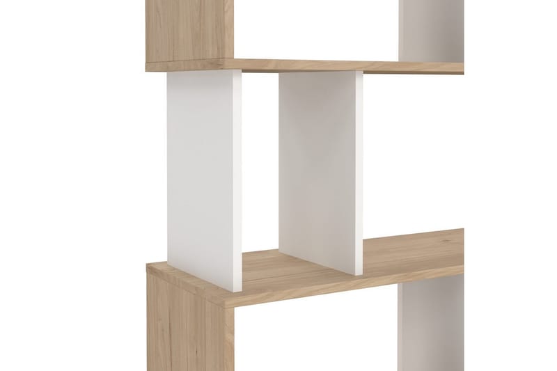 Shivani Bokhylle 80 cm - Natur/Hvit - Oppbevaring - Hylle - Bokhylle