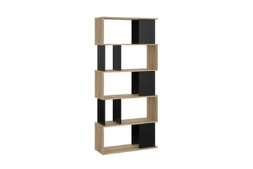 Shivani Bokhylle 80 cm - Natur/Svart - Oppbevaring - Hylle - Bokhylle