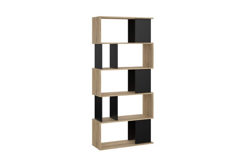 Shivani Bokhylle 80 cm - Natur/Svart - Oppbevaring - Hylle - Bokhylle